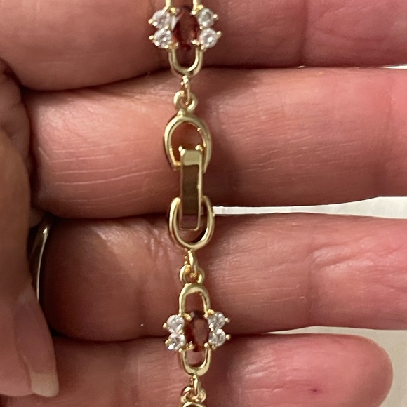 Elegant Multicolor Gemstone Women's Bracelet - Picture 3 of 6